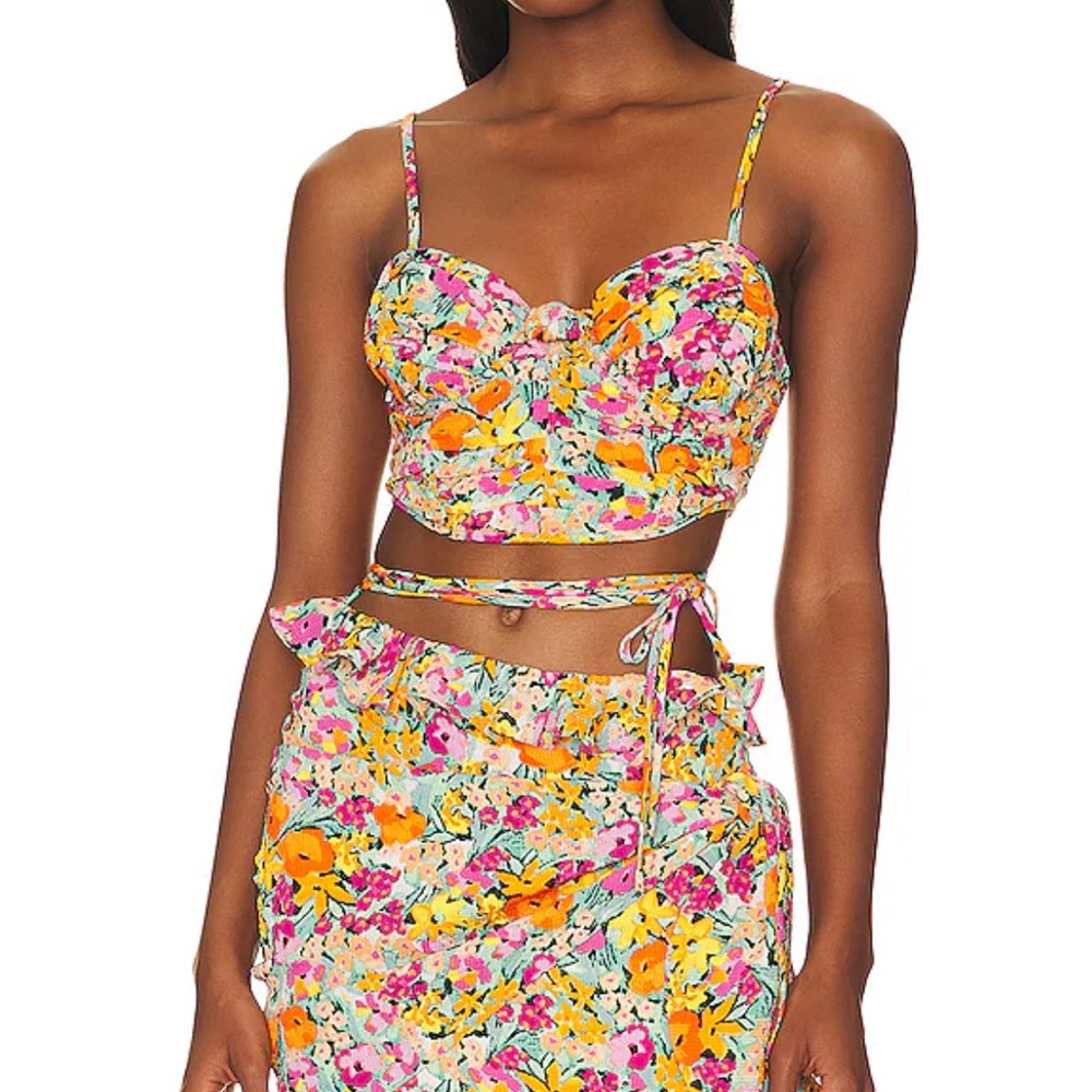 Suvi Top in Multi 
For Love & Lemons. (Top only )